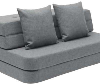 by KlipKlap 3 Fold Sofa XL, Blue Grey, Børnemøbler, Indretning børneværelse