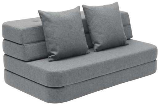 by KlipKlap 3 Fold Sofa XL, Blue Grey, Børnemøbler, Indretning børneværelse