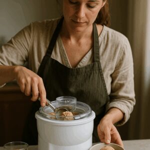 Kaffeis-opskrift til ismaskine