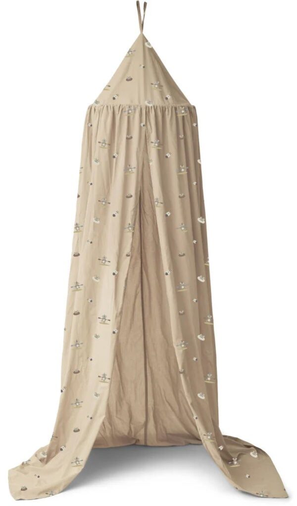 nuuroo Viggo Muslin Sengehimmel, Beige Surfer