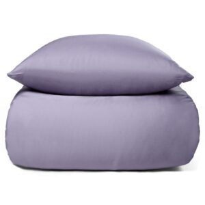 Bambus sengetøj - 100% Naturligt bambus - Lys lilla, satinvævet sengesæt