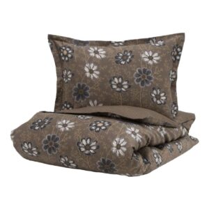 Borås Cotton sengetøj - Viola Brun - Sengesæt i 100% bomuldssatin - Borås Cotton sengelinned