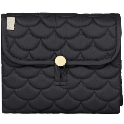 Cam Cam Pusleunderlag - 86x44 - Quilted - Sort