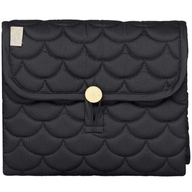 Cam Cam Pusleunderlag - 86x44 - Quilted - Sort
