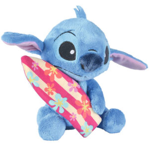 Disney Bamse - Stitch m. Surfbræt - 25 cm