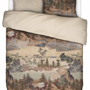 Essenza dobbeltdyne sengetøj - 200x200 cm - 100% bomuldssatin sengesæt - Carice Multi sengelinned