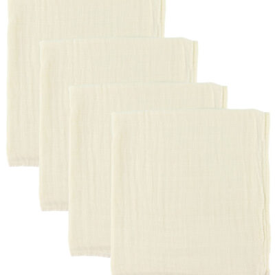 Pippi Stofbleer - 4 pak - 65x65 cm - Marshmallow White