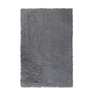 Gulvtæppe - Grå - Langt ryatæppe med skridsikker bagside - Løs tæppe fra Nordstrand Home