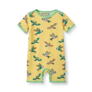 Heldragt kortærmet - Custard - 86