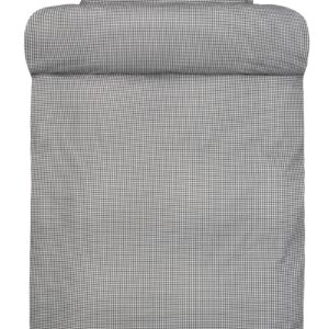 Høie sengetøj - Ekstra fin bomuld - 140x220 cm - Sort ternet Frans sengesæt Høie of Scandinavia