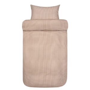 Høie sengetøj - Ekstra fin bomuld - Frans sengesæt med brune tern Høie of Scandinavia