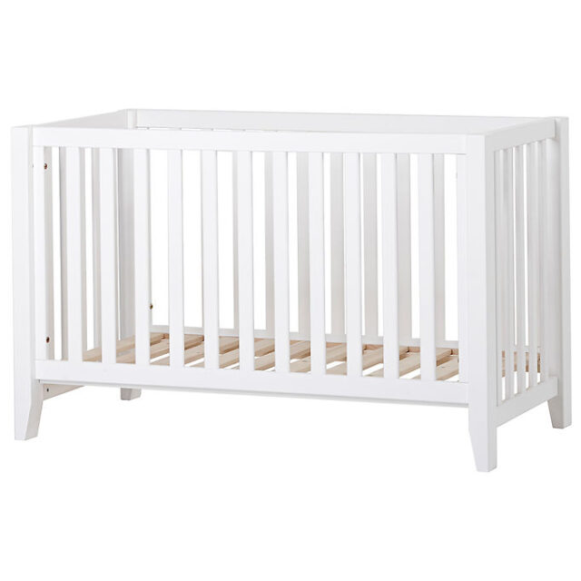 Hoppekids Babyseng - Anton - 129x69x81 cm - Hvid