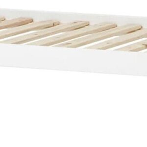 Hoppekids Flat 90x200 Seng, Hvid, Juniorseng