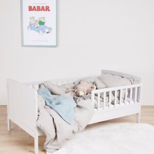 JLY DREAM Juniorseng LOWA 70x140, Varm grå, Børnesenge