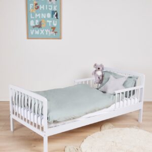 JLY HEAVEN Juniorseng MEYA 70x140, Lysegrå, Børnesenge