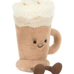 Jellycat Bamse - 18x8 cm - Amuseables Latte - Brun/Beige