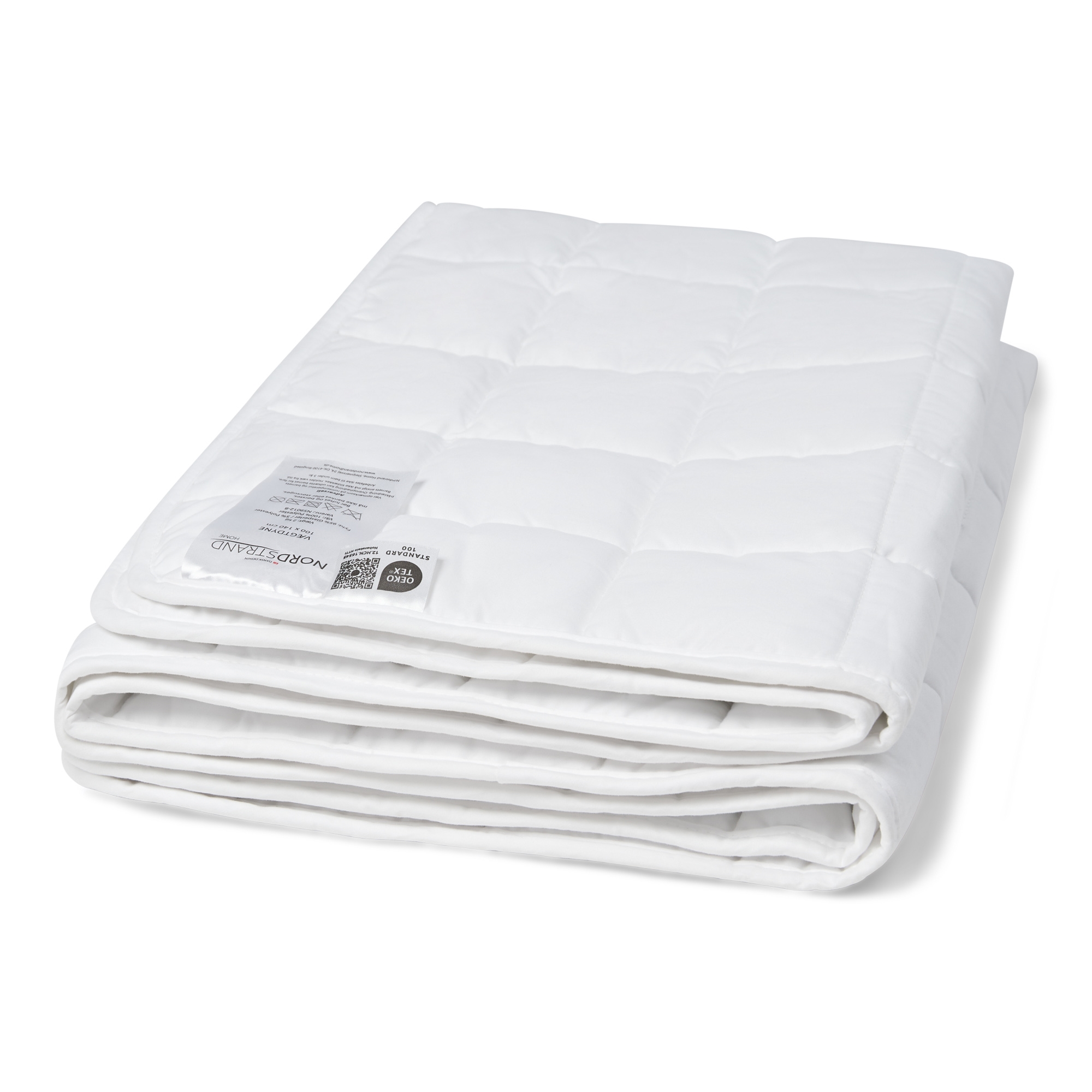 Junior tyngdedyne 100x140 cm - 2 kg vægtdyne med glasperler - Dyne med vægt til børn - Nordstrand Home kugledyne