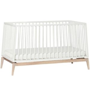 Leander Luna Babyseng - 140x70 - Hvid/Eg