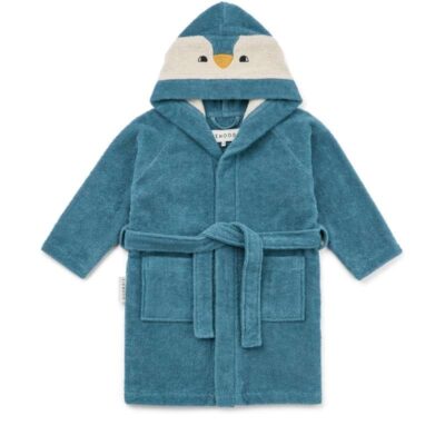 Liewood Lily Badekåbe - Penguin - Oceanview Mix
