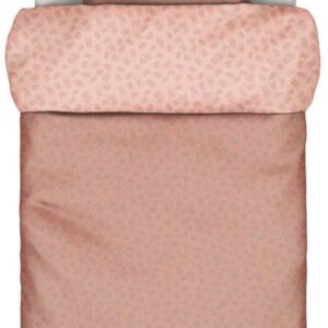 Marco polo sengetøj - 140x200 cm - Verin Coral pink - 2 i 1 sengesæt - 100% Bomuldssatin sengetøj - Marc O'Polo