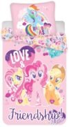 My Little Pony sengetøj - 140x200 cm - Love & Friendship - Vendbar dynebetræk - 100% bomulds sengesæt