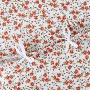 Nørgaard Madsens Sengetøj - Voksen - Hvid m. Røde Blomster