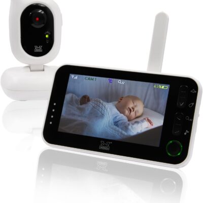 Padwico V8 Babyalarm m. Opladeligt Batteri, White