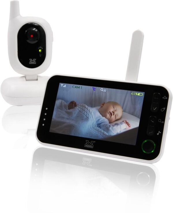 Padwico V8 Babyalarm m. Opladeligt Batteri, White
