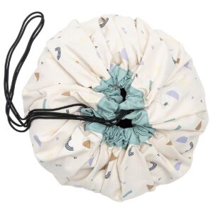 Play&Go Legetøjstæppe - Ø: 140 cm - Animal Alphabet