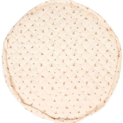 Play&Go Legetøjstæppe - Ø120 cm - Soft Organic - Rabbit