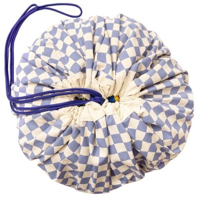 Play&Go Legetøjstæppe - Ø140 cm - Vichy Purple