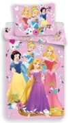 Prinsesse juniorsengetøj 100x140 cm - Disney prinsesser sengesæt - 2 i 1 - 100% bomuld