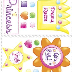 RoomMates Wallsticker Girly Wall