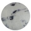 Rundt tæppe - Gulvtæppe Ø 160 cm - Løs tæppe med skridsikker bagside - Gråt tæppe med abstrakt design - Blødt gulvtæppe fra Nordstrand Home Dorte
