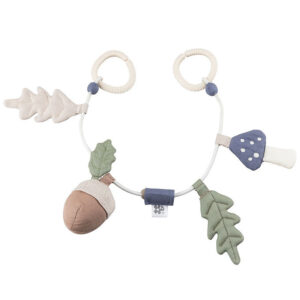 Sebra Barnevognskæde - Blade/Svamp/Agern