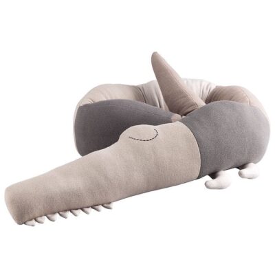 Sebra Pude - Strikket - 190 cm - Super Friendy Sleepy Croc - Sea
