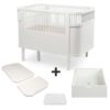 Sebra Sengen - Klassisk - Baby & Jr. - Classic White - Bundle 3