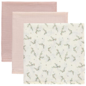 Sebra Stofbleer - 3-Pak - 75x75 cm - Rose