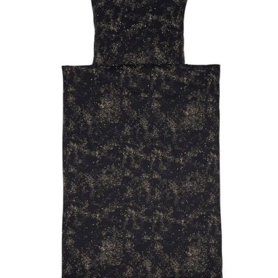 Soft Gallery Sengetøj - Baby - Mini Splash - Jet Black