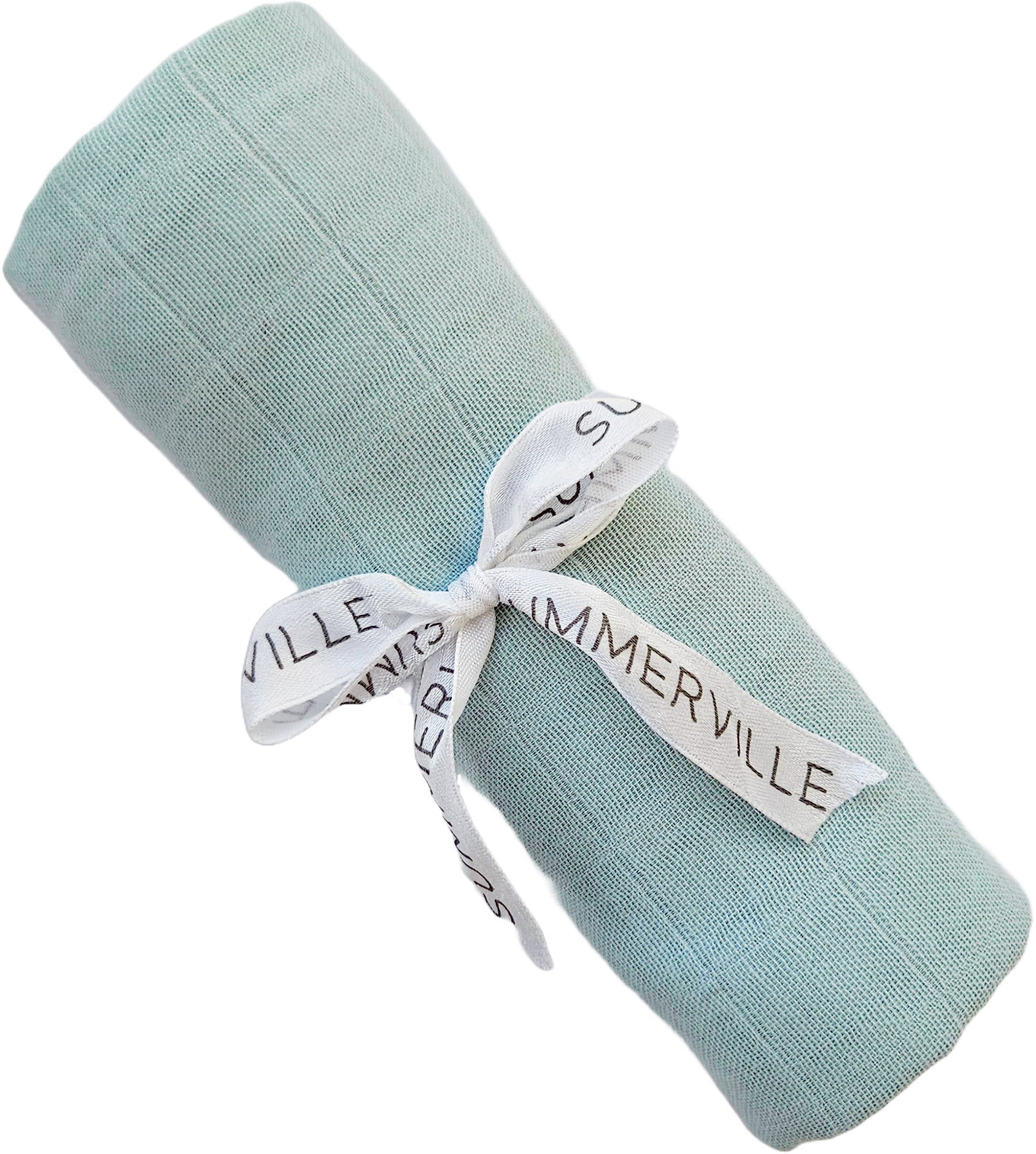 Summerville Tæppe/ Stofble i Musselin, Ice Blue