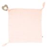 Sutteklud med hjerteformet bidering - GOTS certificeret økologisk bomuld - 35x35 cm - Rose Moon - Müsli By Green Cotton
