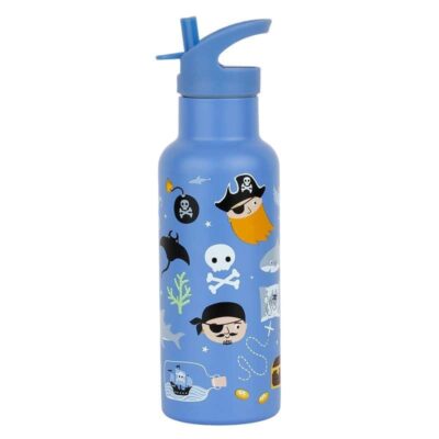 A Little Lovely Company Ståldrikkedunk - XL - 500ml - Pirates