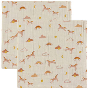 Liewood Stofbleer - 2-pak - 65x65 cm - Lewis - Dream/Ecru