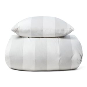 Luksus sengetøj - 240x220 cm - 100% bomuldssatin - Hvidt eksklusivt king size sengesæt fra By Borg