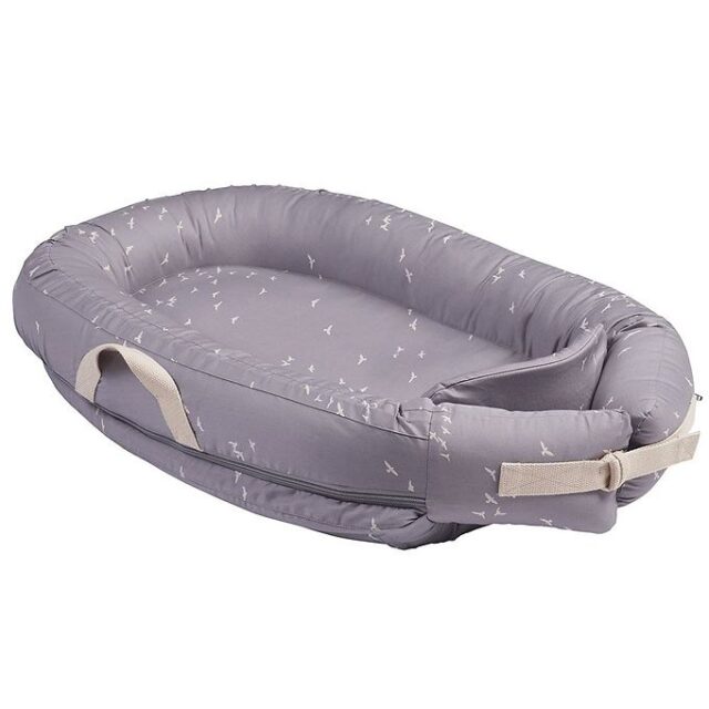 Voksi Babynest Premium - Stone Grey Flying