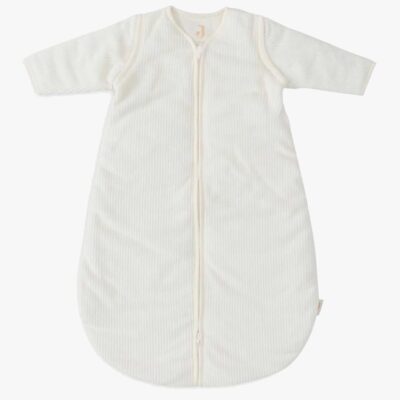 Jollein Sovepose med Aftagelig Ærmer Rund 60 cm, Rib Ivory