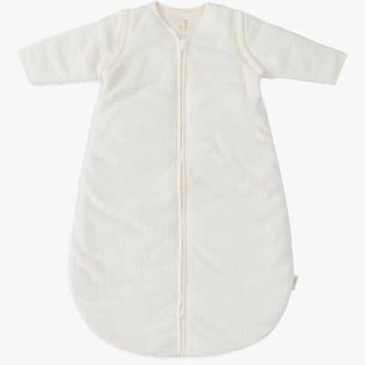 Jollein Sovepose med Aftagelig Ærmer Rundt 90 cm, Rib Ivory