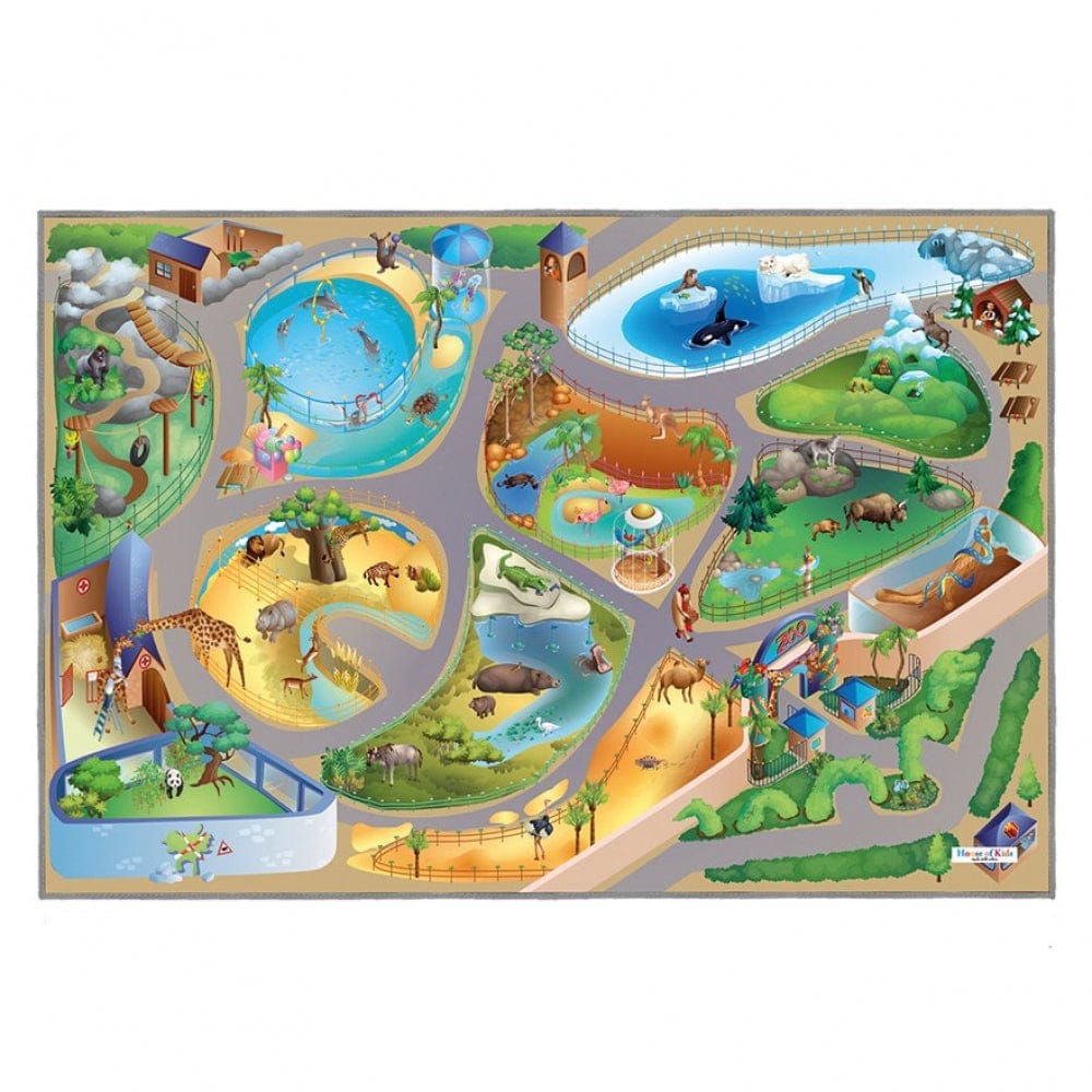 Achoka - Legemåtte - Zoo - 100x150 cm.