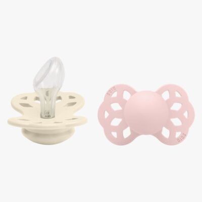BIBS Infinity Sut 2-pak Str. 2 Anatomical, Ivory/Blossom