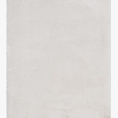 KM Carpets Cozy Gulvtæppe 110x160, White